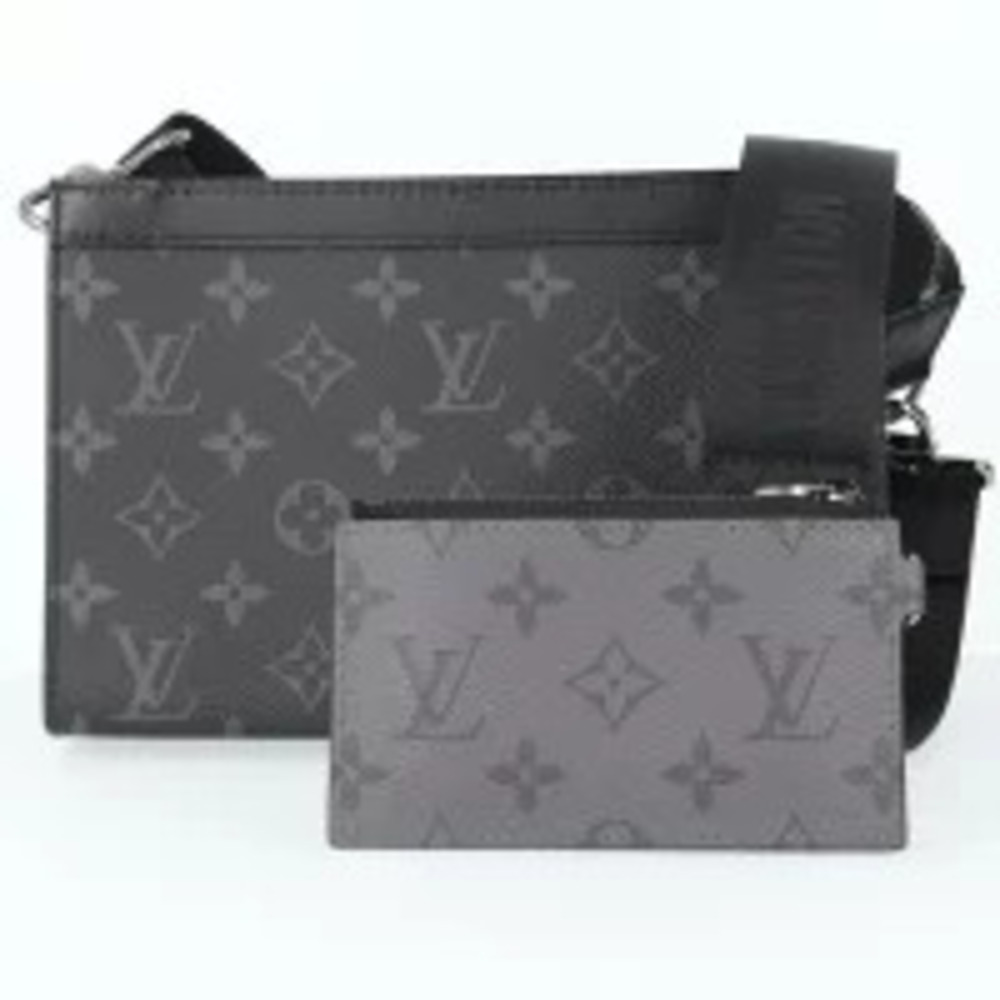 Louis Vuitton Gaston Wearable Wallet Monogram Eclipse Black Shoulder Bag